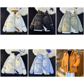Adidas Kapuze warme und komfortable casual Daunenjacke-4354  