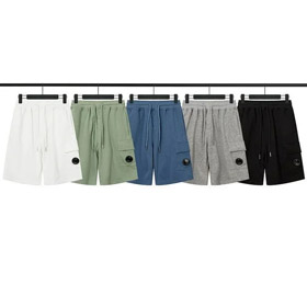 C.P.Company Solid Drawstring Taille Casual Cargo Shorts-2882
