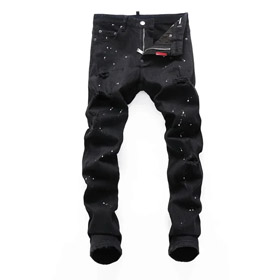 Dsquared 2 neue D2 Stretch Tinte-gespritzt Patch Jeans-2899