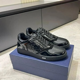 DIOR Rindleder Lackleder Komfortable und vielseitige Low-Top Sneakers-2998